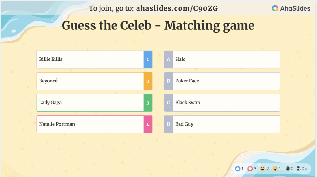 celebrity guess game
