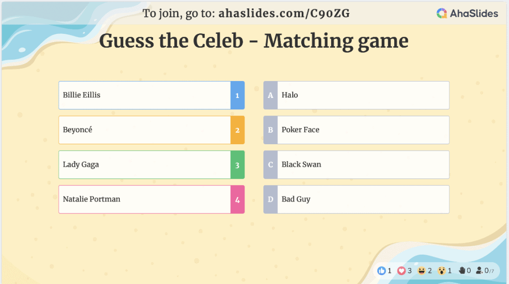 celebrity guess game