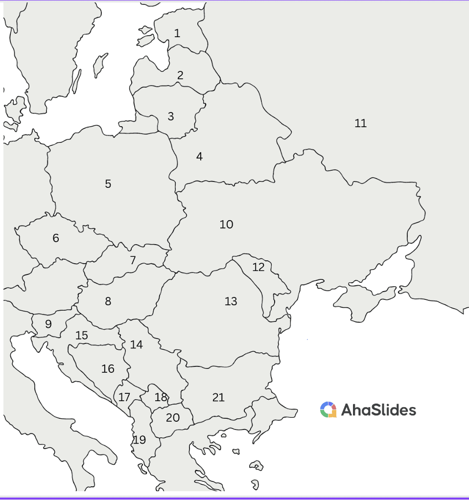 europe countries map game