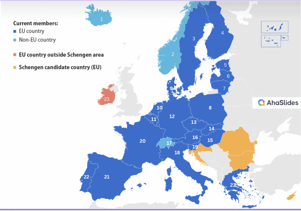 Euroopa kaart ilma nimedeta viktoriin