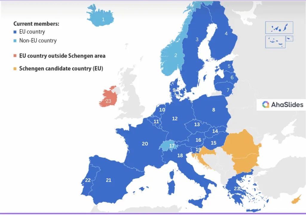 карта на европа без имена тест