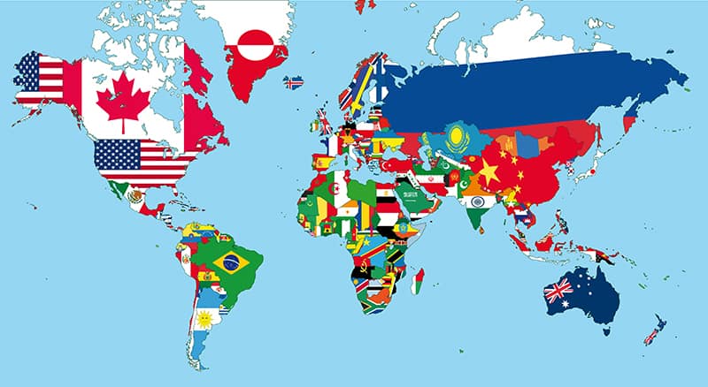 80 Country Flags Puzzle Game - Europe, Asia, Africa, Americas, Oceania-  Capitals