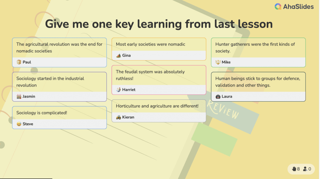 use feedback to improve hybrid asynchronous learning