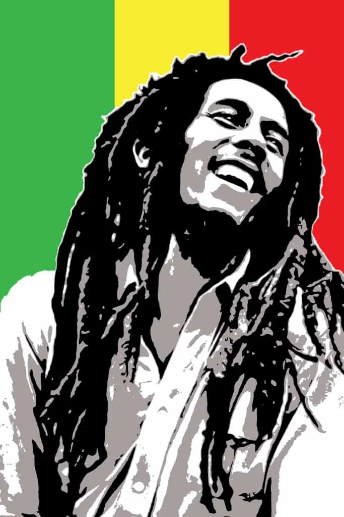 Bob Marley - Cwis Mapiau Caribïaidd