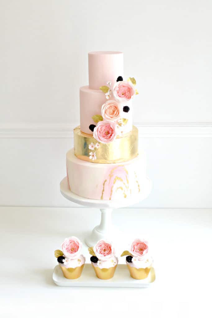 Pastel Blossoms Cake - Wedding Cake Ideas