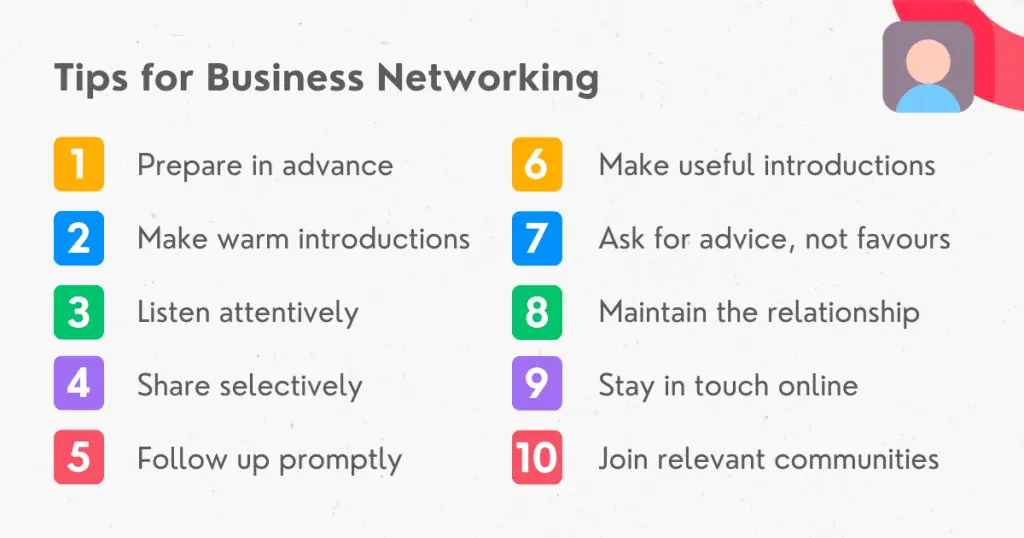 Советы по созданию деловых сетей