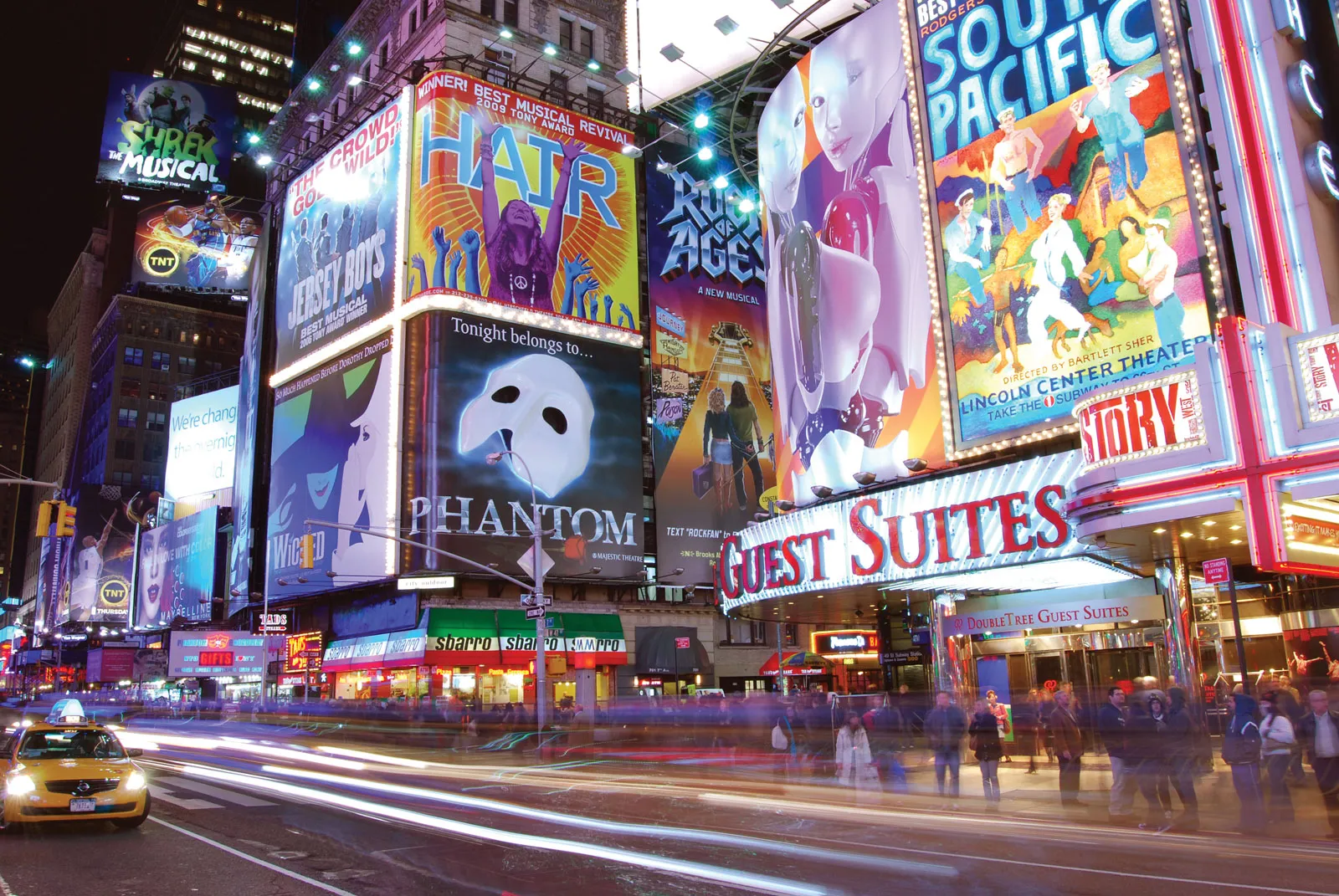 El Broadway a la ciutat de Nova York - US City Quiz