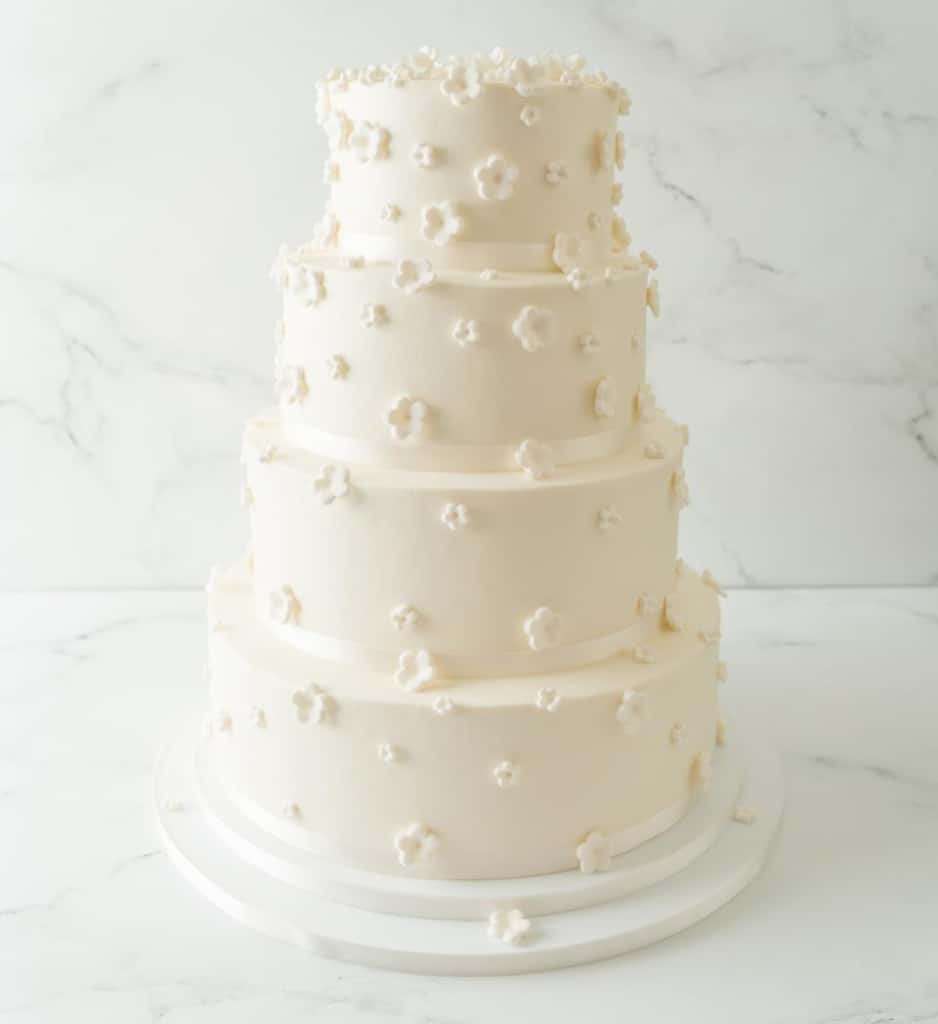 Chiffon Tiered Cake - Designs of Anniversary Cake