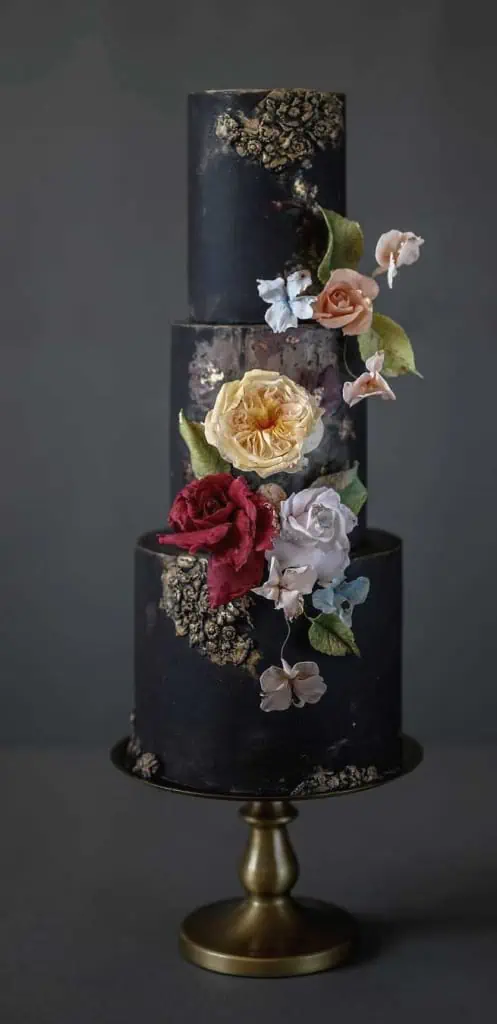 Black Wedding Cake - Mga Ideya sa Wedding Cake