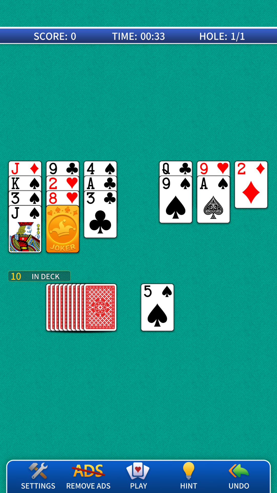 Golf Solitaire Online - Free Play & No Download