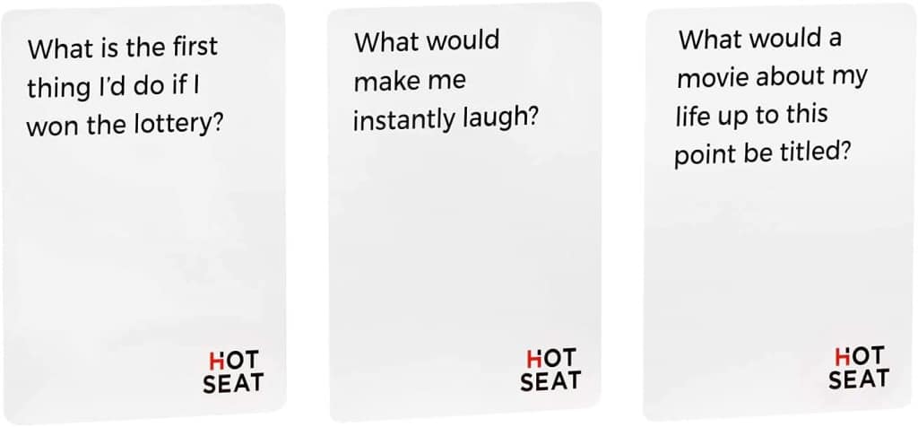 Hot Seat - Question Cards Game