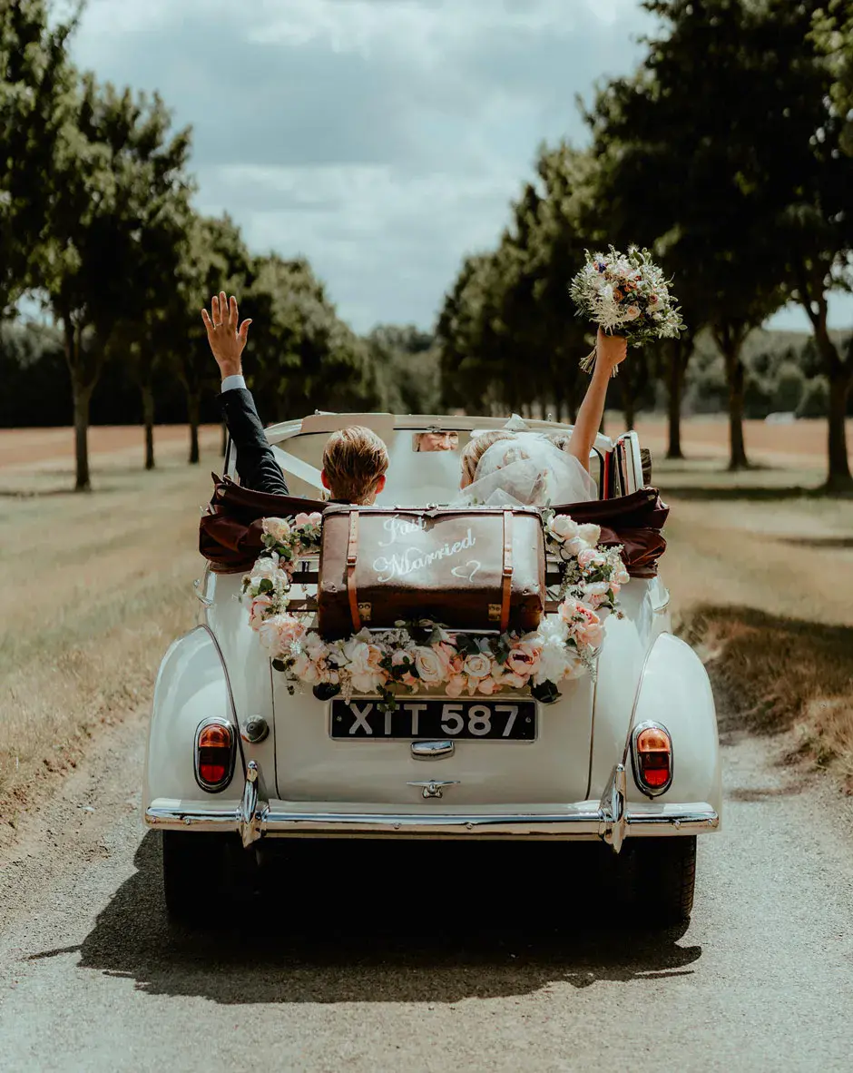 just married car ideas