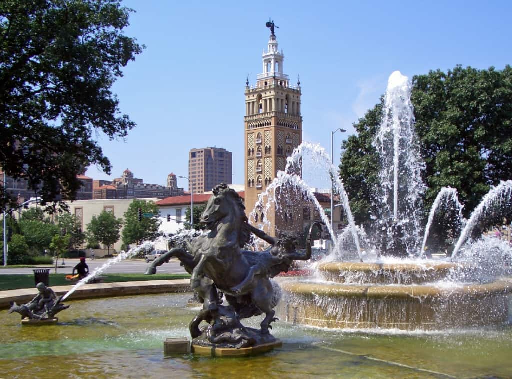 I-Kansas City Fountain-Imibuzo yesiXeko sase-US