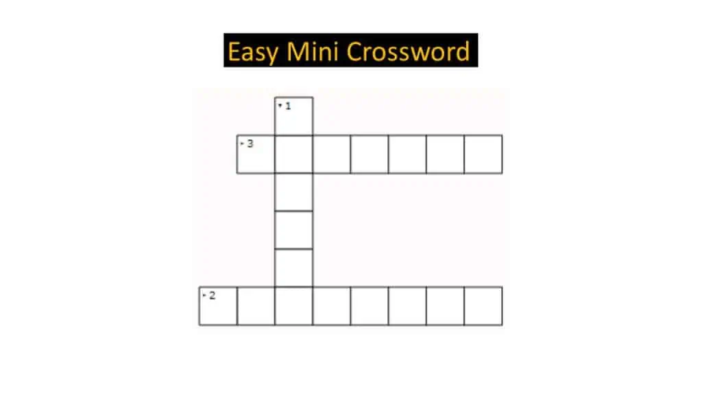 Crossword Puzzle - Memory Mitambo Yevakuru
