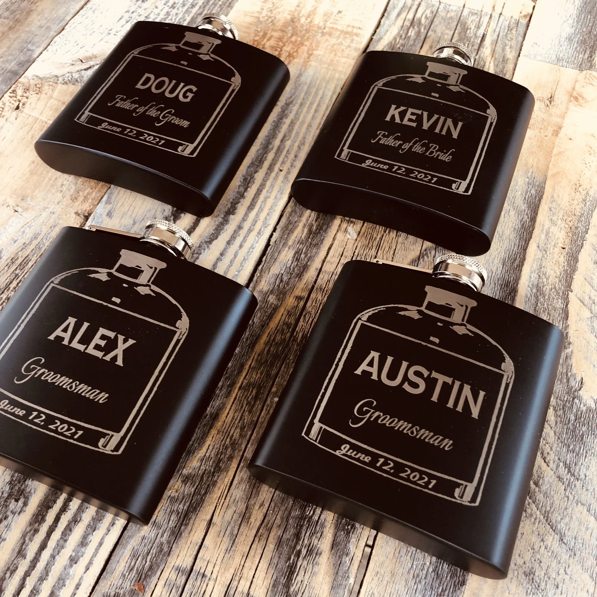 Personalised Flask - Gifts for Groomsmen