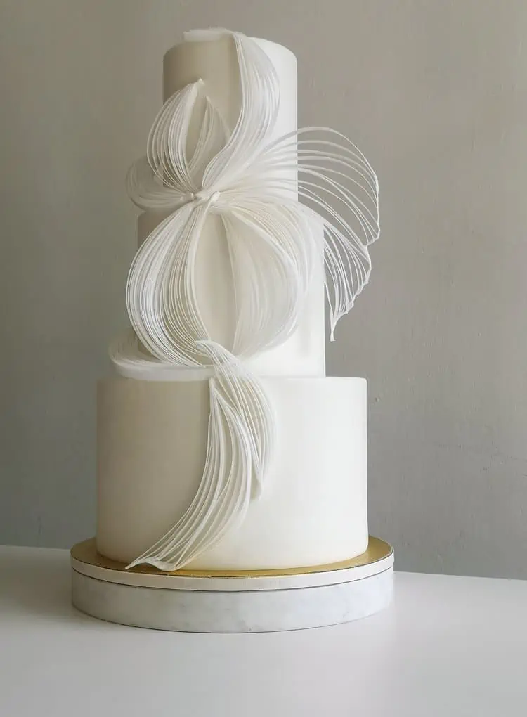 مجسمہ کیک - شادی کے کیک کے خیالات