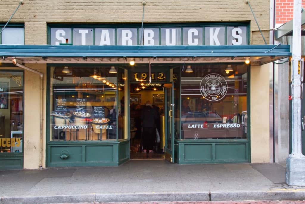 Starbucks a Seattle - US City Quiz