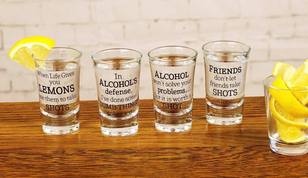 Tequila Shot Glass - Onyinye maka ndị na-alụ nwanyị ọhụrụ