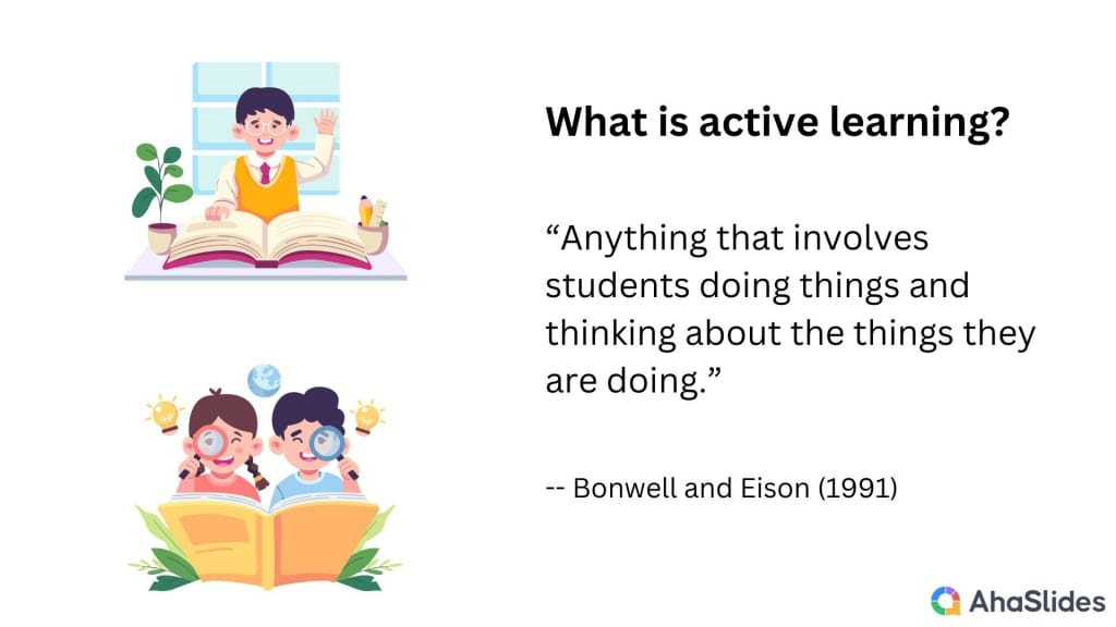 What is active learning? 