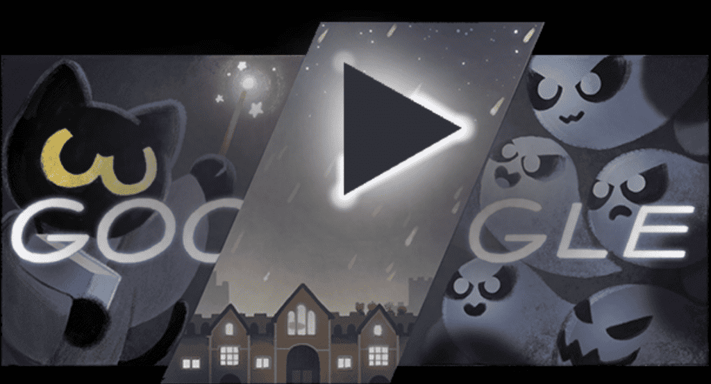 Google comemora Halloween com Doodle em formato de jogo