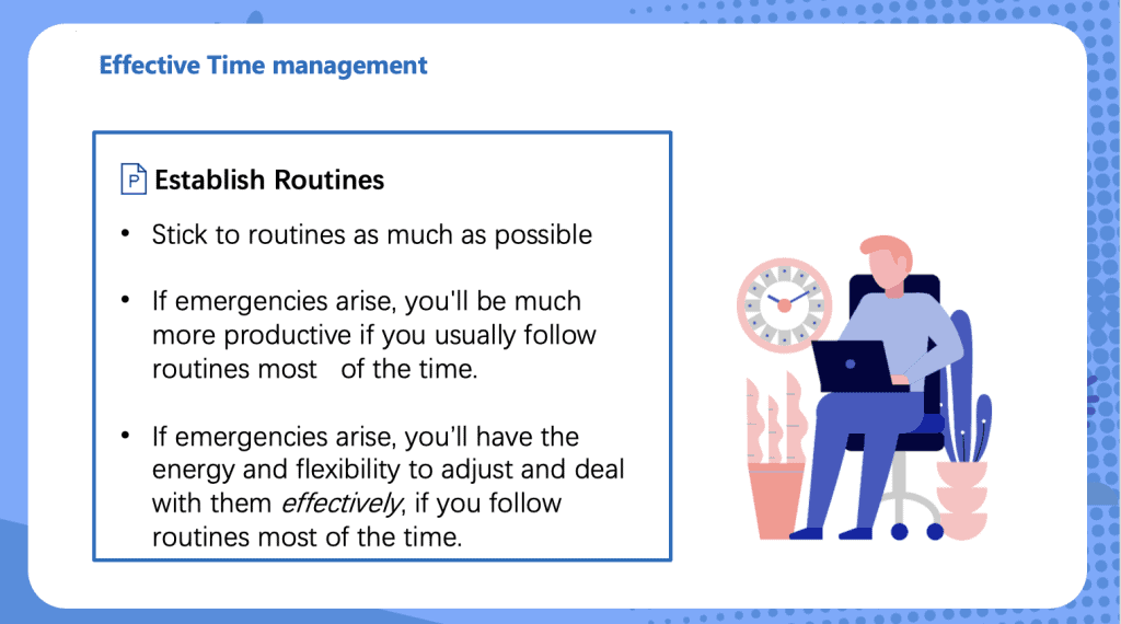 time management training ppt