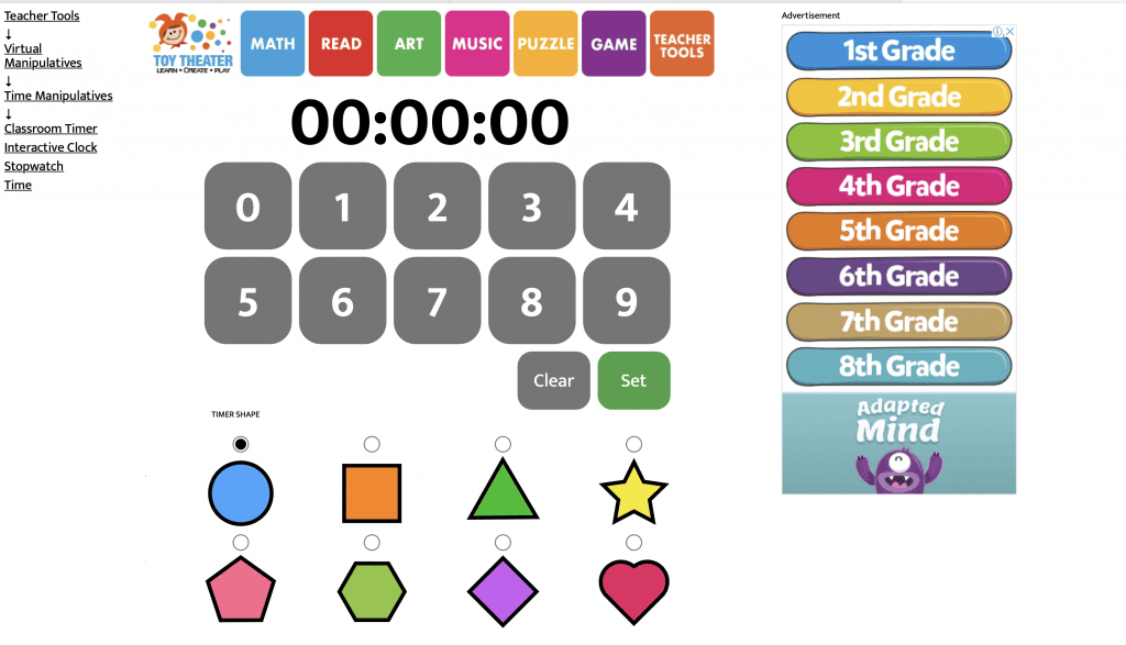 online timer countdown classroom
