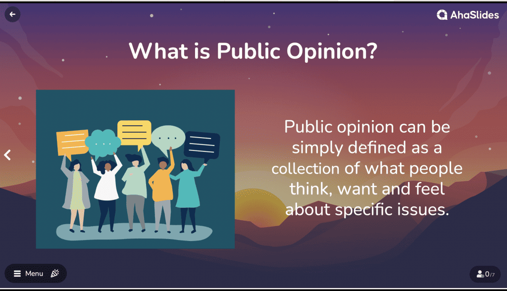  Public opinion definition