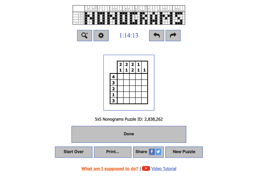 alternativa nonogramu