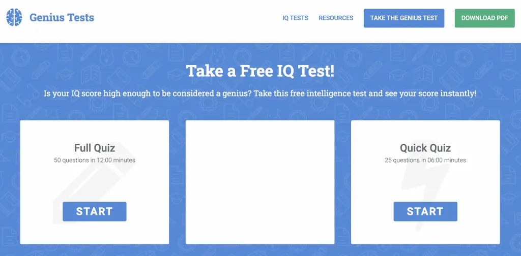 Kiểm tra IQ miễn phí