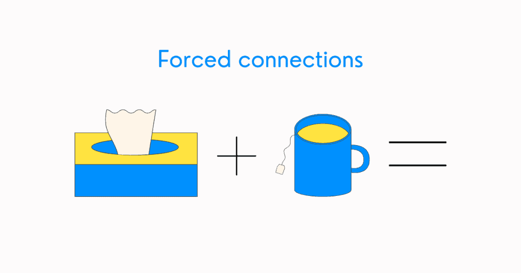 What is divergent thinking? Forced connections technique