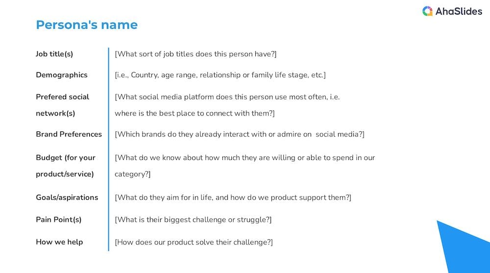 Social media strategy template