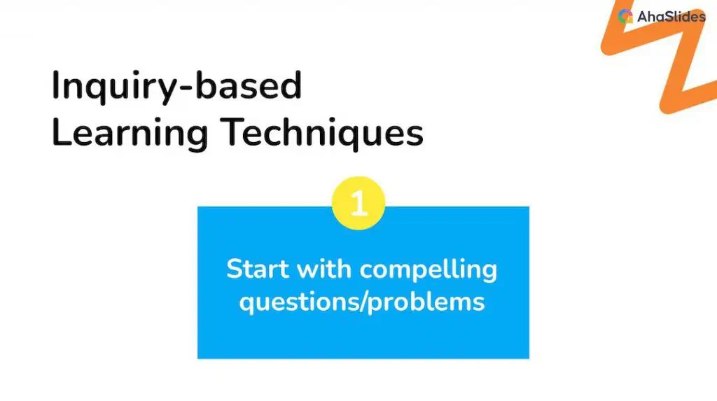 Inquiry-based learning Strategies