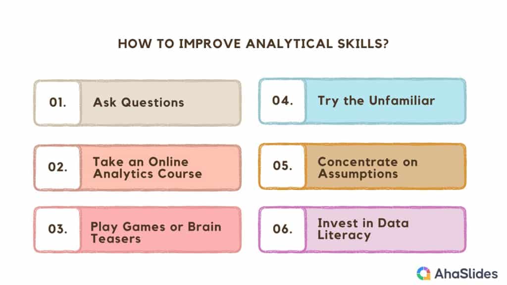 mprove analytical skills
