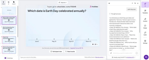 16 Fun Google Earth Day Quiz with Answers to Play in 2025 - AhaSlides