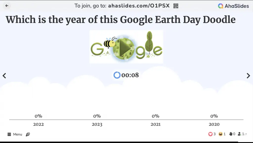 지구의 날 퀴즈 구글 게임