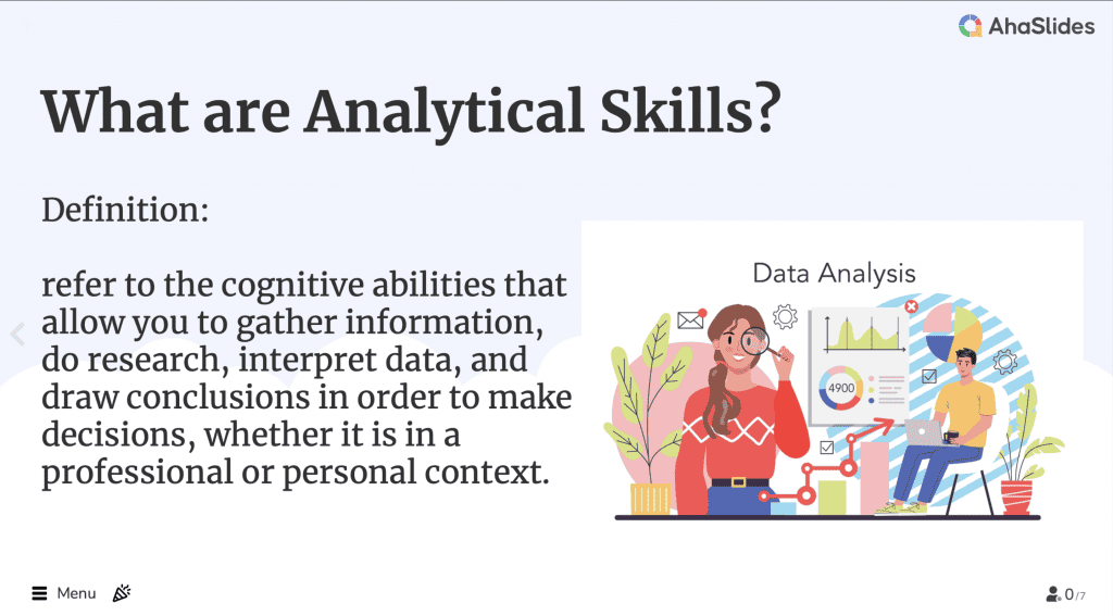 What are analytical skills