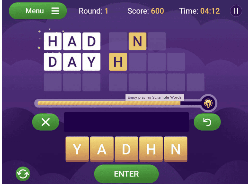 easy word scramble grade 2