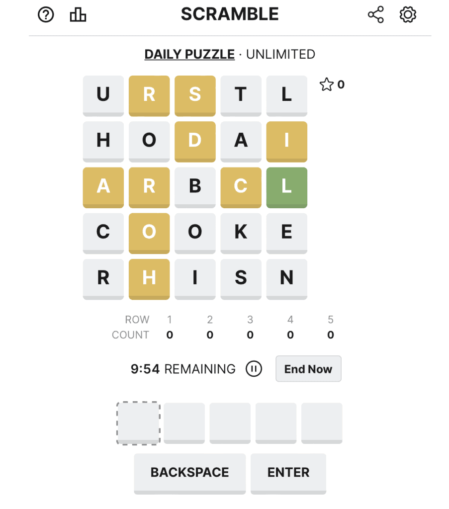 online word scramble game