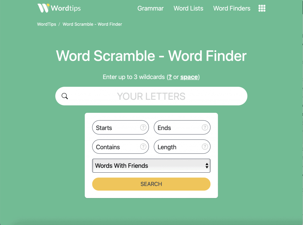 word unscramble generator
