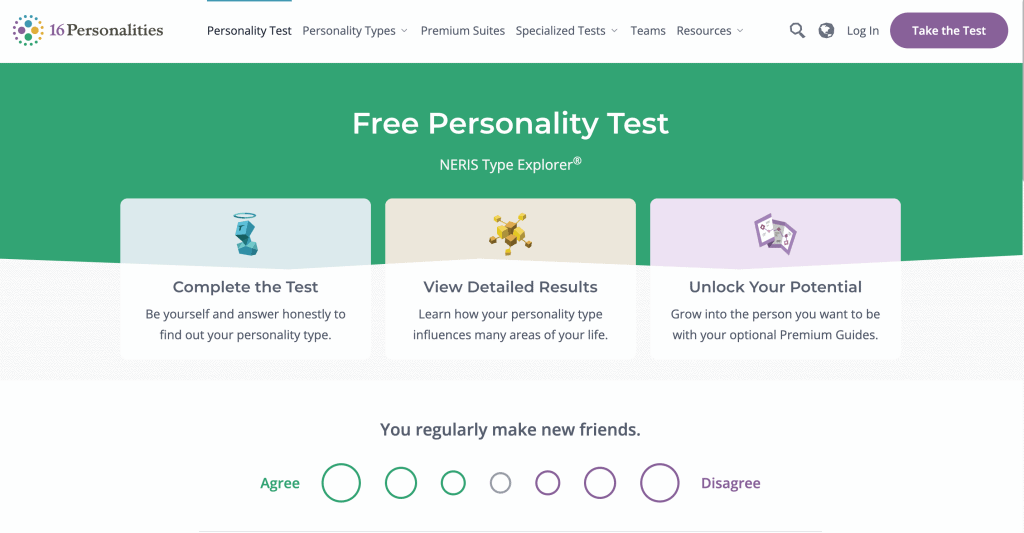 tipo – Quiz e Testes de Personalidade