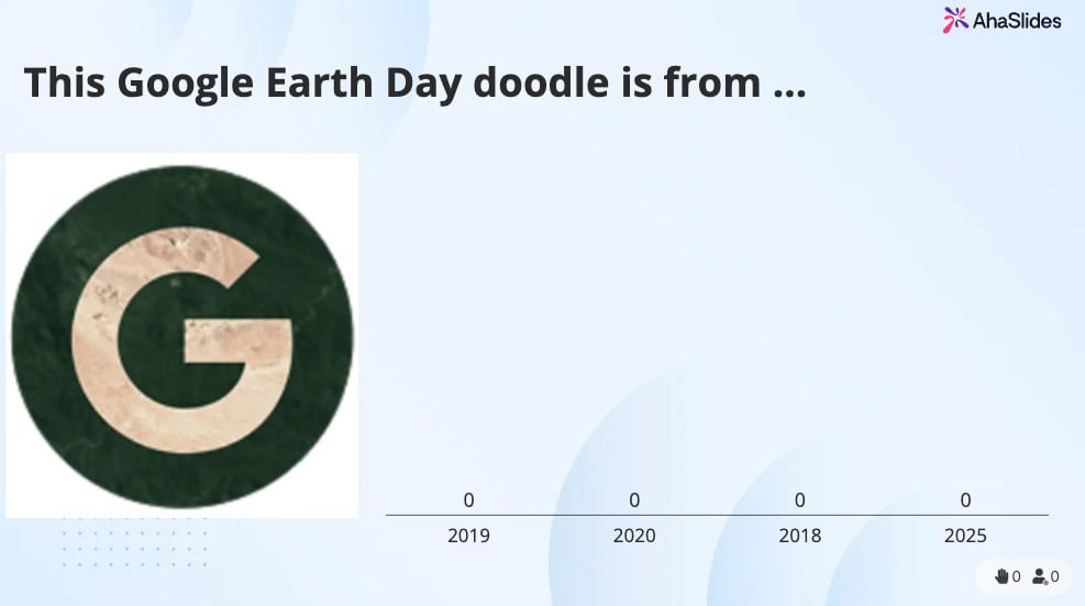 google earth day doodle quiz