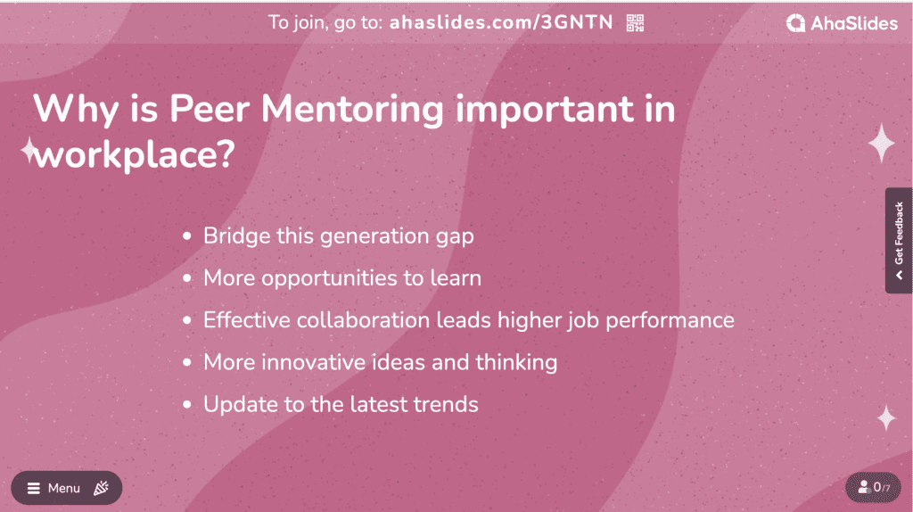 why is peer mentoring important
