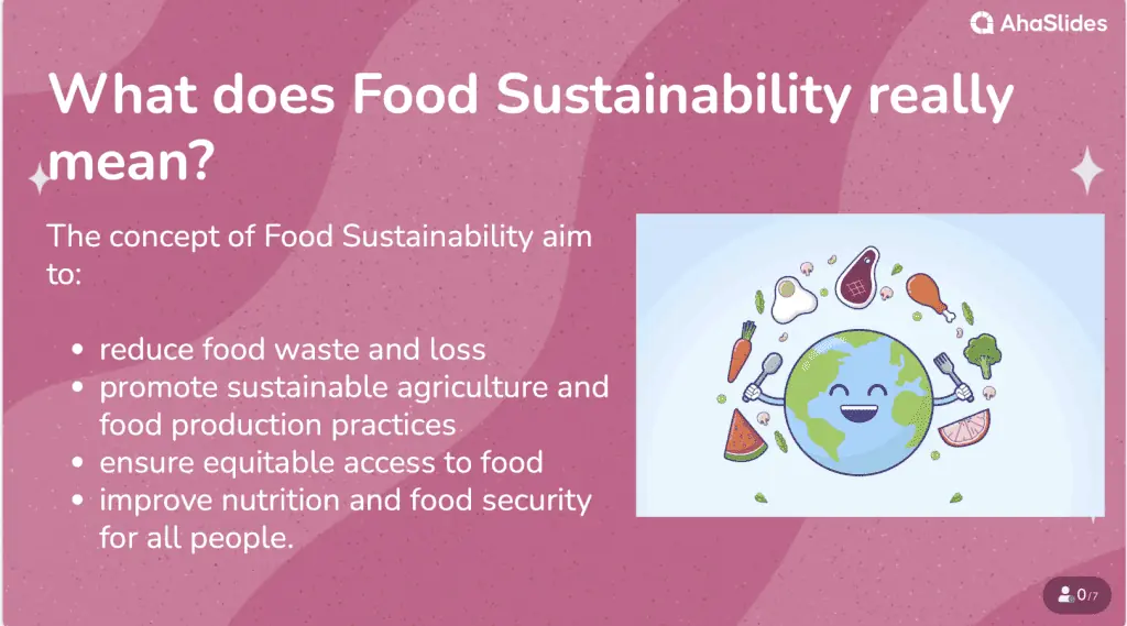 mis on toidu jätkusuutlikkus