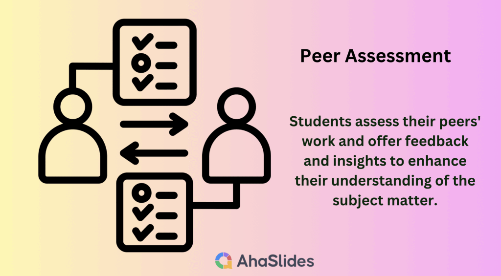 peer assessment definition

