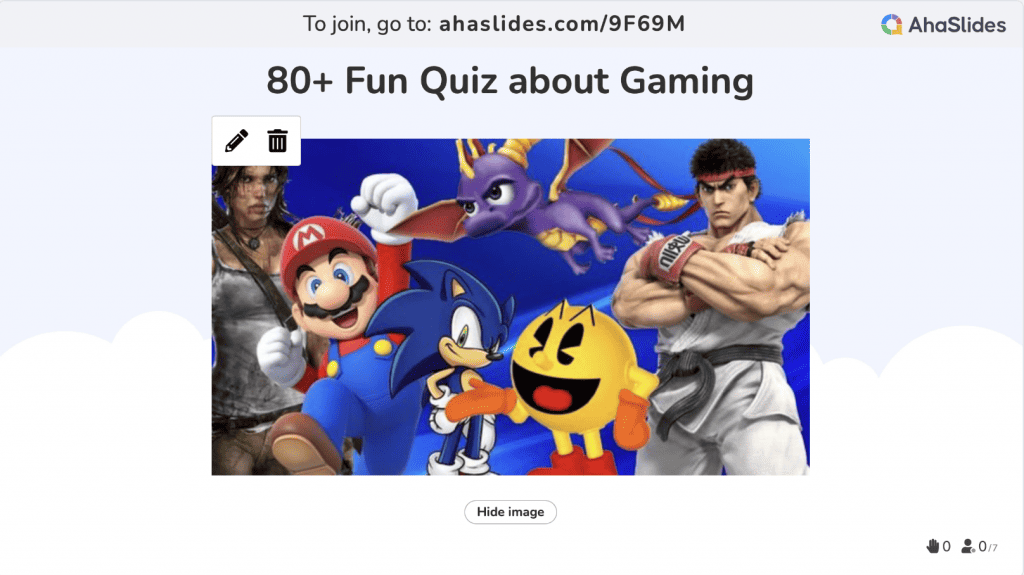 Quiz about gaming