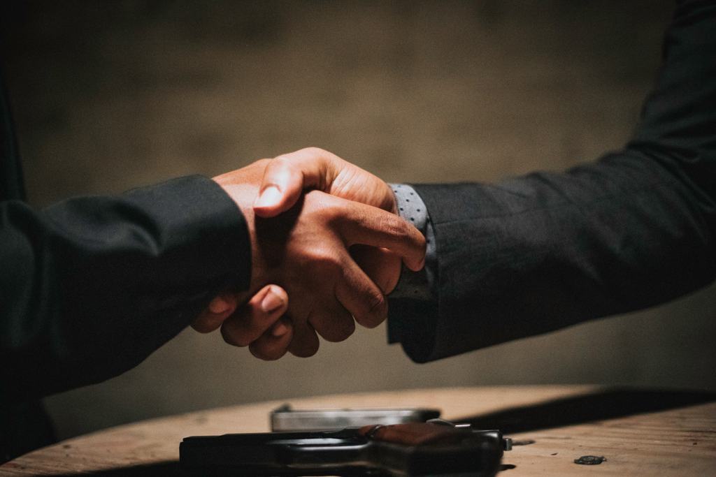 what to say when quitting a job handshake