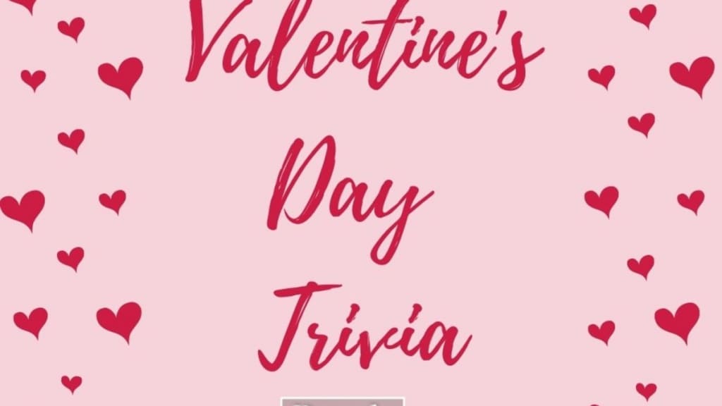 Valentine Day trivia text