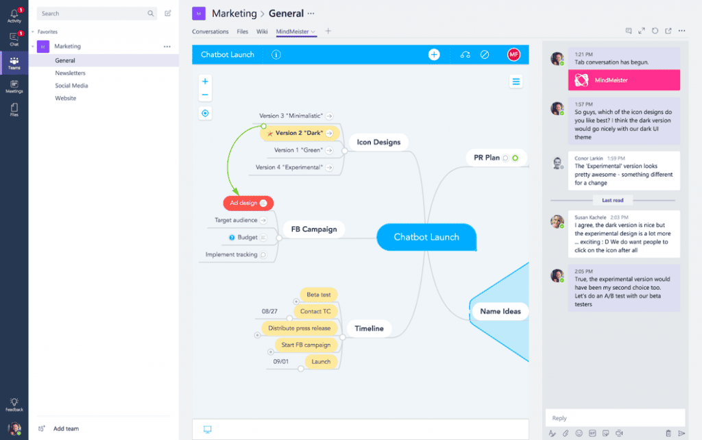 Interactive mind mapping