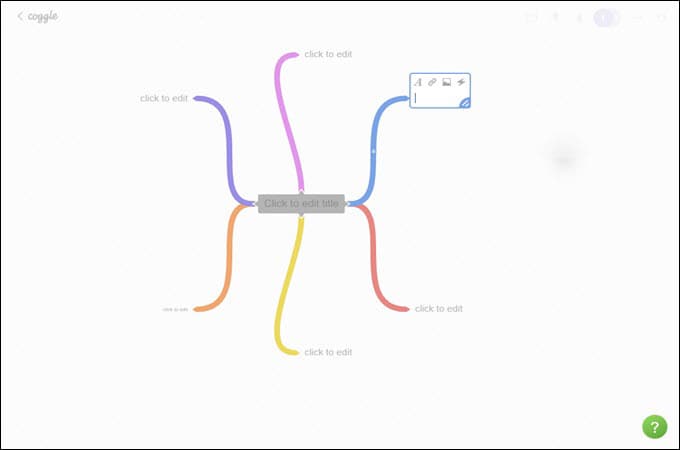 صانع الخرائط الذهنية على الإنترنت