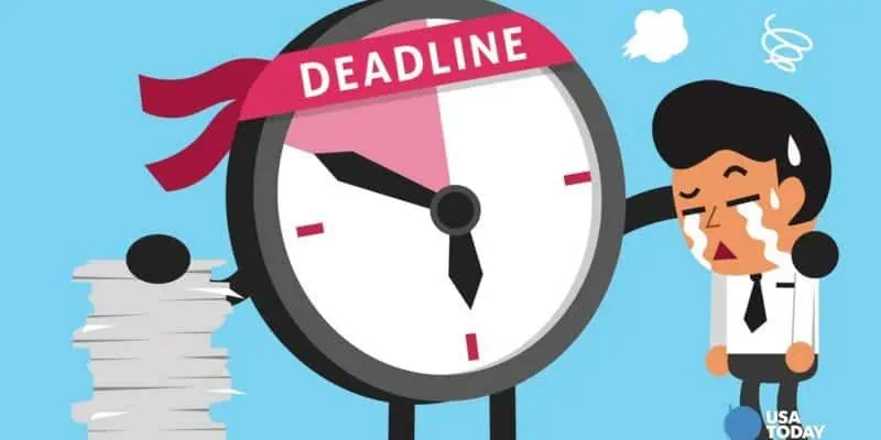 Er det svært at overholde deadlines?